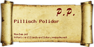 Pillisch Polidor névjegykártya